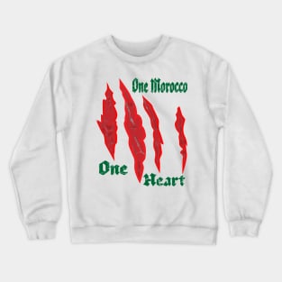 Marocain Proud One Heart One Morocco Crewneck Sweatshirt